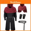 Mittelalterliche Renaissance Piraten Ritter Cosplay Kostüm Mit Umhang Für Halloween Bühnenperformance