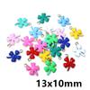 20pcs Random Mix Cute Stainless Steel Enamel Charms Pendant Fish Starfish Flower Evil Eyes DIY Jewelry Making Accessories
