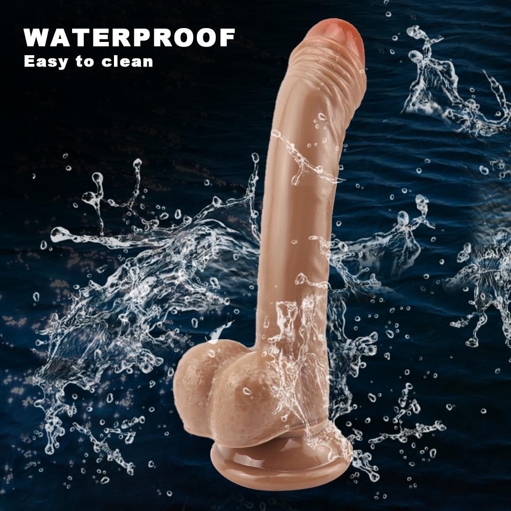 Realistic Soft Dildo MoDi Sex Toys for Women with Thick Glans with Powerful Suction Cup Stiff Cock