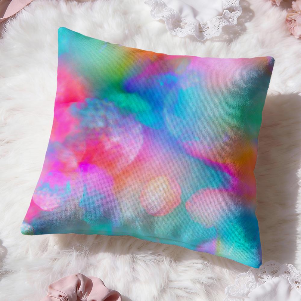 Tiedye Cushion Cover Premium Comfort Reversible Pillow Cove Two in One Design for Any Room Car Interior