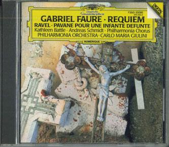 CD FAURE - Requiem: Kampf, Schmidt, Giulini / F35G20085 POLYDOR 1986 Japan ObiKlassik Gebraucht
