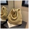 Handbag New Casual Shoulder Bag Beach Vacation Large Capacity Commuter Tote Bag Woven Straw Tote Bag for Women
