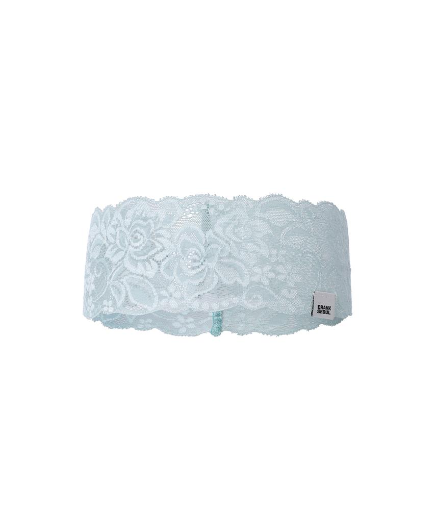 CRANK Lace Veil Hairband_Mint