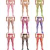 Herren Durchbrochene Strumpfhosen Strümpfe Leggings Mittlere Taille Elastischer Bund Ausgeschnittene Öffnung Schritt Strumpfhosen