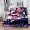 3D Fernando Alonso 14 F1 Rennfahrer Weiche Plüschdecke, Flanelldecke Überwurfdecke für Wohnzimmer Schlafzimmer Bett Sofa Picknick Abdeckung