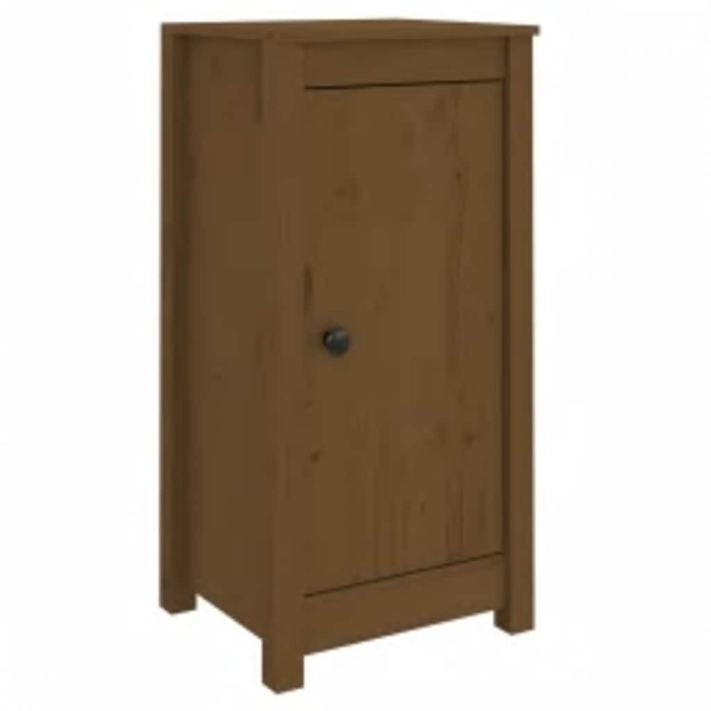 Sideboards 2 Pcs. Honey Brown 39 X 35 X 80 Cm Solid Pine Wood