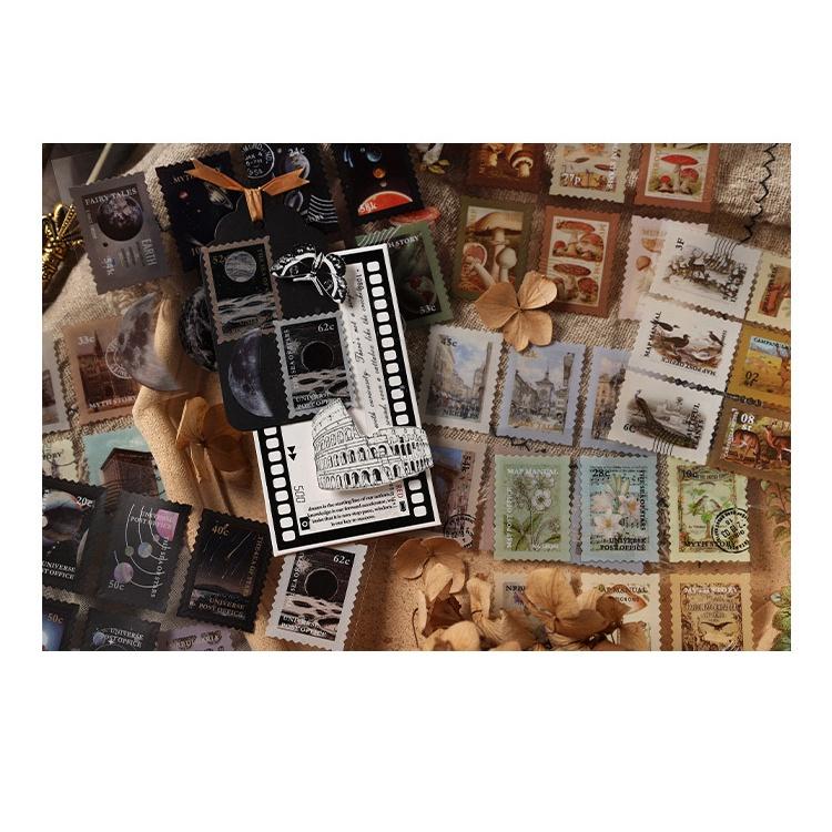 20Pcs/Pack Florea Stickers Pack Retro Sticker for Scrapbooking