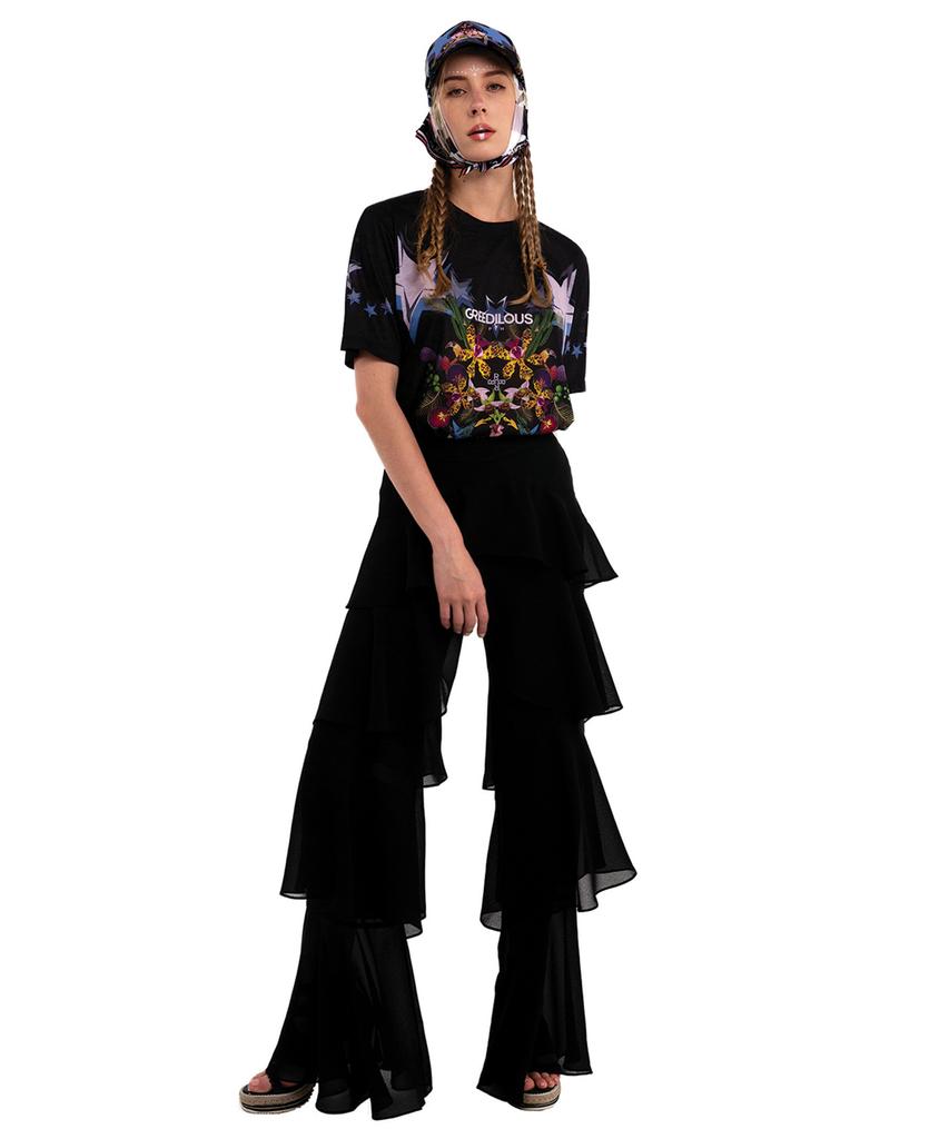GREEDILOUS Black Chandelier T-Shirt