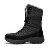 Winter Schneestiefel Herren Outdoor Trekkingschuhe Warmes Plüsch Herrenstiefel Taktische Arbeits-Sicherheitsschuhe Freizeitschuhe Zapatillas
