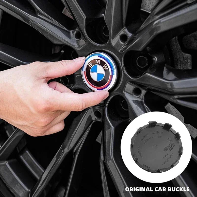 XUYNN1 4pcs 56mm Car Wheel Center Hub Cap Emblem Stickers Styling For BMW M Performance 1 3 5 7 Series X1 X2 X3 X4 X5 X6 X7 M3 M5 M7