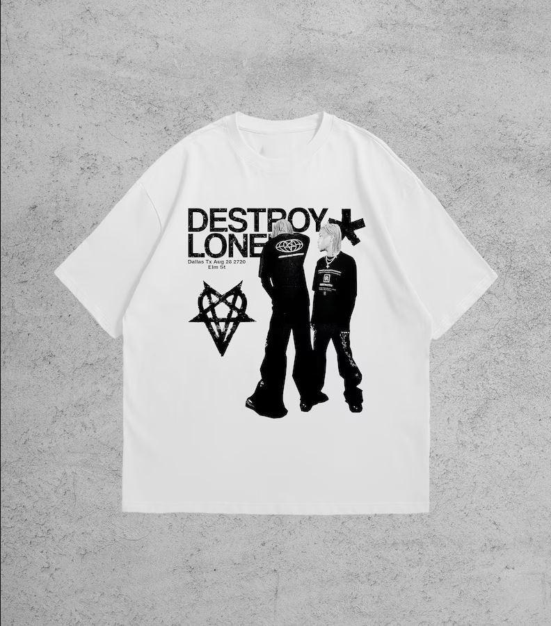Destroy Lonely Album Muziek Cadeau Korte Mouw Unisex T-shirt Alle Maten AL529