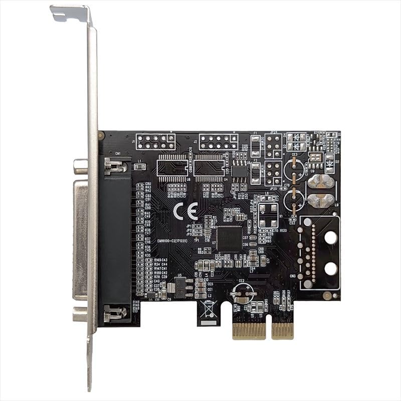 Parallelle IEEE1284 Printerpoort, 1 Poort Uitbreiding, PCI Express x1 Verbinding, Laag Profiel (Halve Hoogte) Compatibel, SD-PE99-1PL