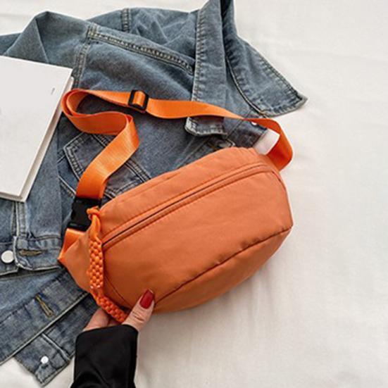 Marsupio a tracolla da donna con tracolla regolabile, tasche multiple con cerniera, portafoglio casual per sport, viaggi e vacanze