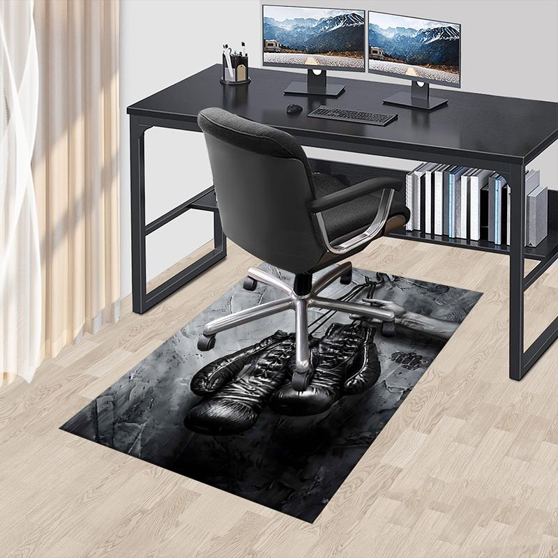 1PC boxing gloves Extra Large Non-Slip Floor carpet, Office, family, bedroom, Studio - Large Area RugJ0377