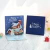 Yousheng 3D Pop Up Christmas Greeting Card Merry Christmas Gift Cards with Envelopes Santa Elk Snowman Holiday Cards for Christmas Parties Home Decor