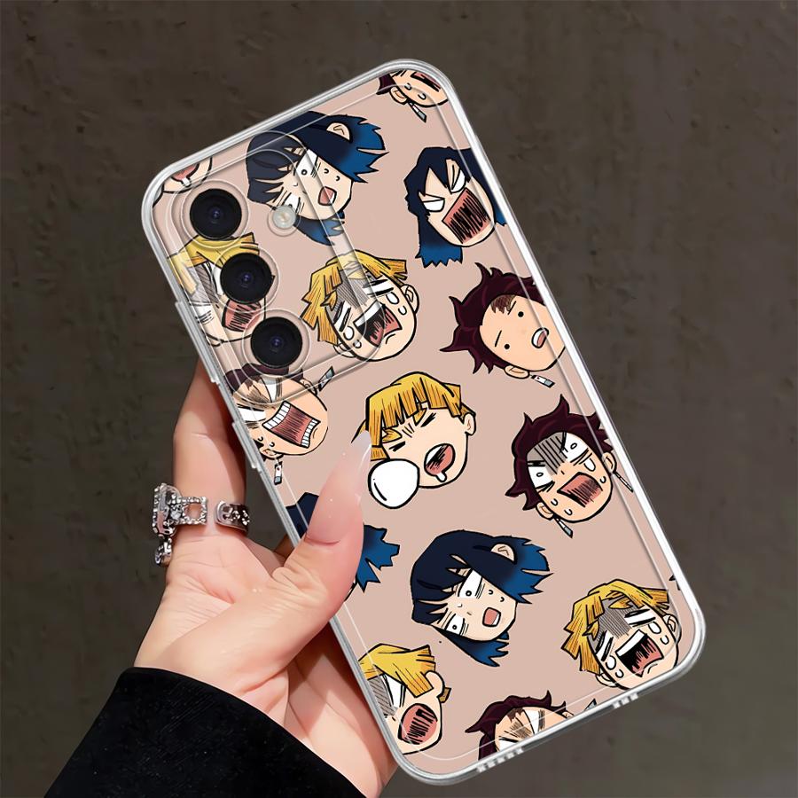 Case for Samsung Galaxy A57 A34 A35 A54 A15 A25 A51 A36 A37 A52 A17 A56 A26 A24 A14 A16 A52 A55 Phone Cover D-Demon S-Slayer