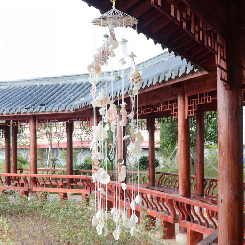 Japanese Handmade Seashell Wind Chime for Festival Décor - Boys and Girls Bedroom, Balcony, and Door Ornaments
