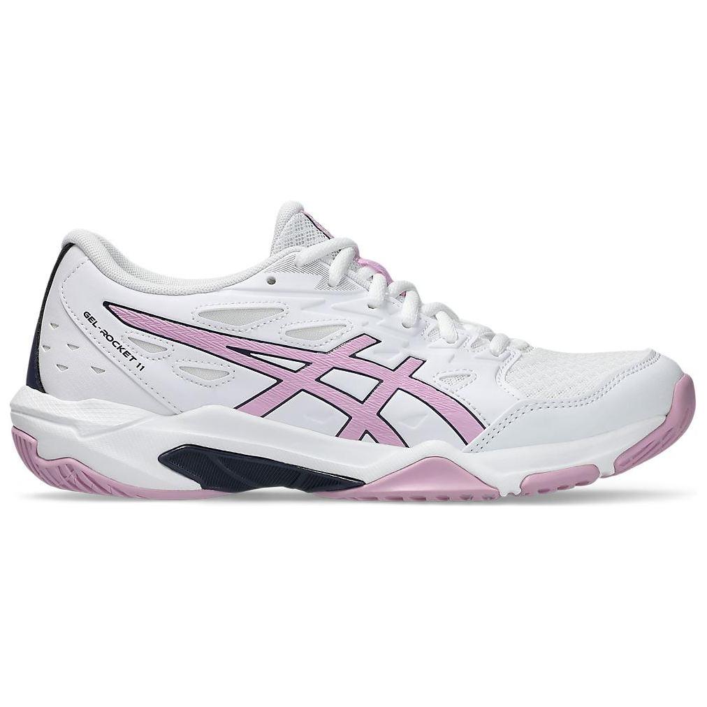 Asics GEL-ROCKET 11 לבן בהיר אובה נעלי בדמינטון קלות לנשים 1072A093-105