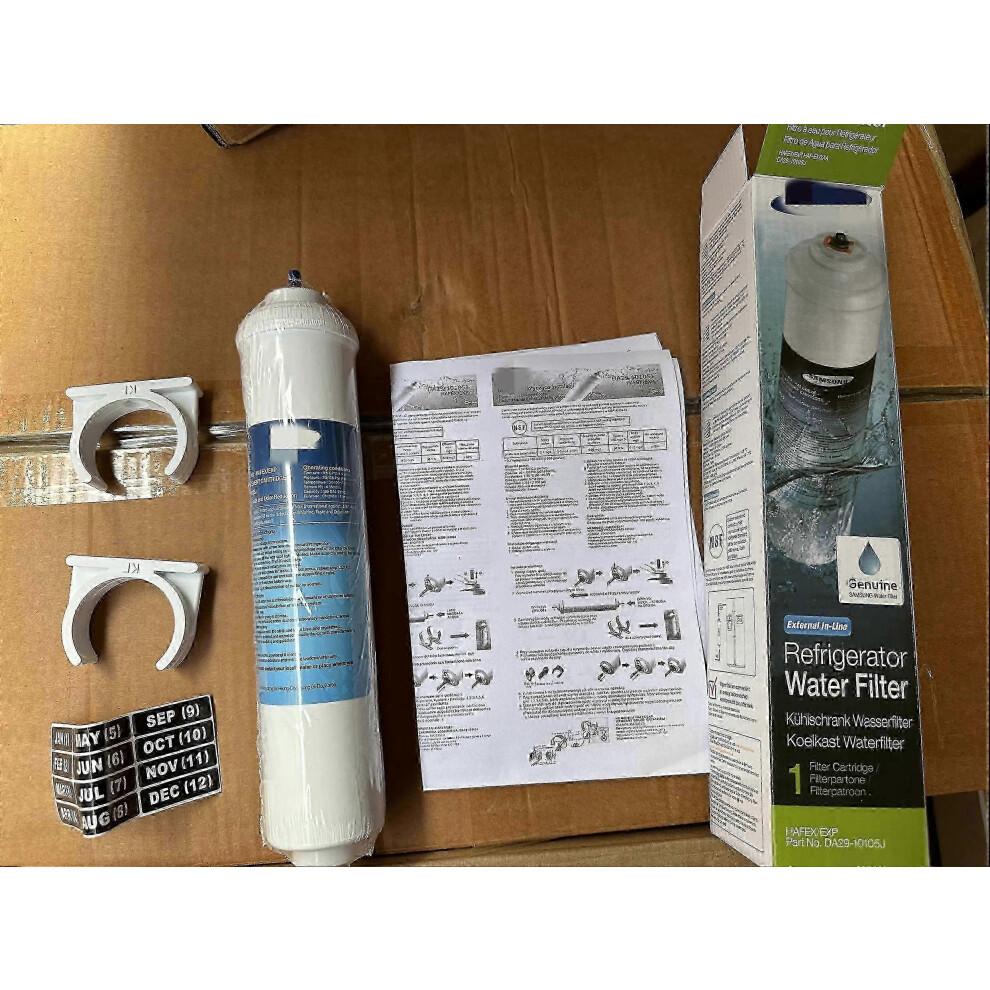 (3 vnt)Pakeičiamas filtras Samsung DA29-10105J – Tinka HAFEX/EXP, WSF-100, DA99-02131B, EF9603, Haier ir LG šaldytuvams