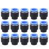 50PCs Pipe Plug Pneumatic Cap Industrial Appliances Quick Insert PPF Oval Release Ring
