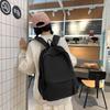 Large-capacity Backpack, Double-shoulder Bag, College Style, Simple and Elegant Schoolbag Casually
