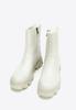 Wittchen Women's Leather Chelsea Boots On A Gray Beige Platform, Gray Beige, Natural Leather
