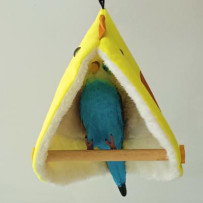 Yousheng Cute Bird Blanket with Hanging Rope Nest Bed Soft Comfortable Non-deformation Cuddle Nest Hanging Toy for Parrots Budgies