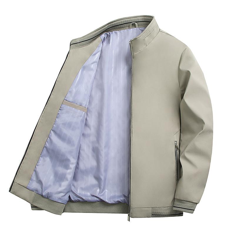Jackets, Jackets, Men's Standing Collar, Autumn and Winter 2023 New Business and Leisure with Cotton Insulation for Men's Clothing