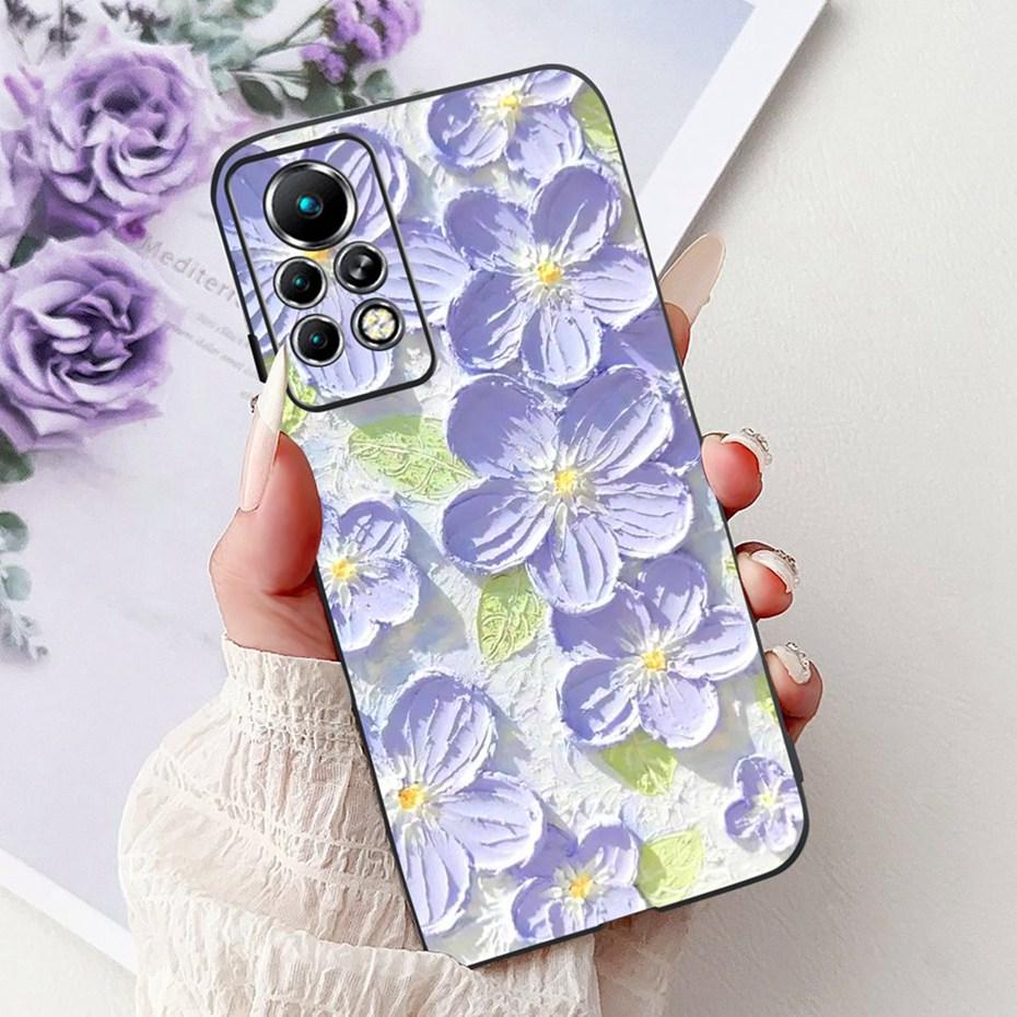 New Design Phone Case For Infinix Note 11 Pro 11S X697 X698 X663 Black Silicone Soft Back Cover For Infinix Note11 11S 11Pro