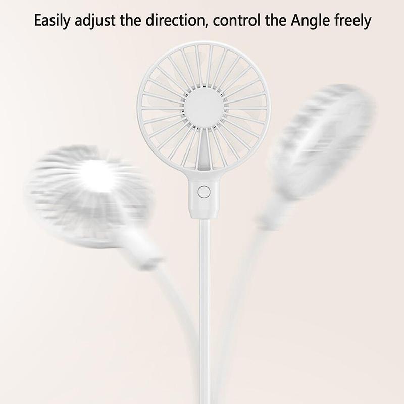 Summer Outdoors And Travel Usb Rechargeable Handheld Fan Silent Cooling Power Bank Wireless Mini Play Plug Fans
