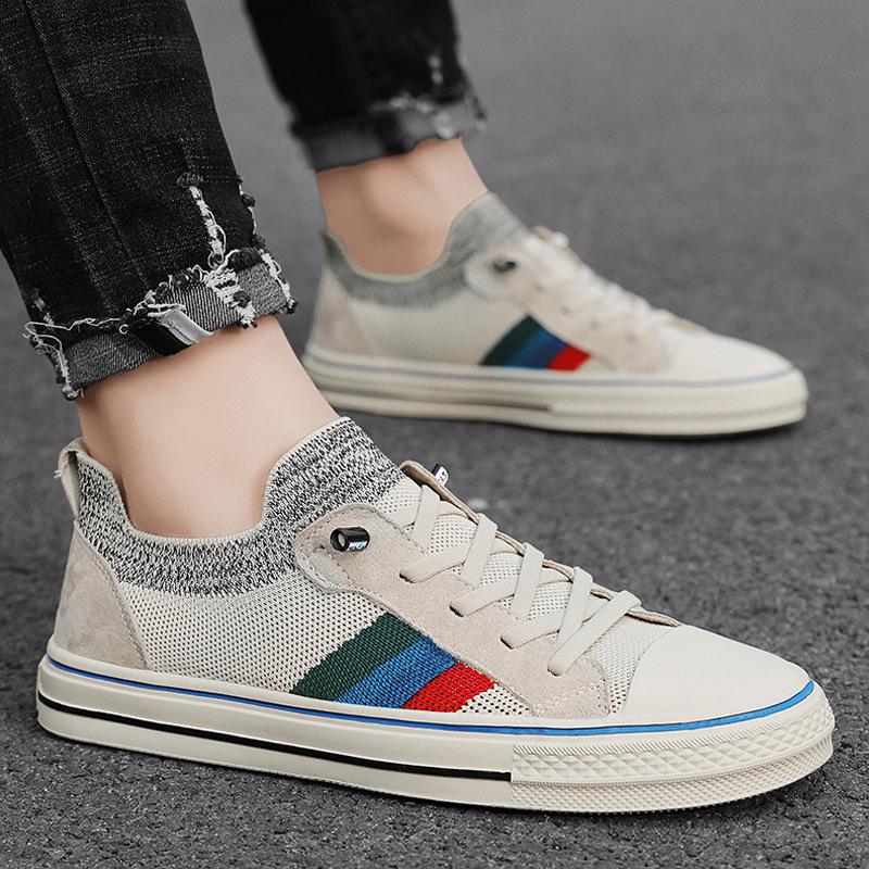 Shoes Men's Fashion Shoes Spring High Top Casual Board Shoes for Middle School Students Men All Match Sports Small White Shoes