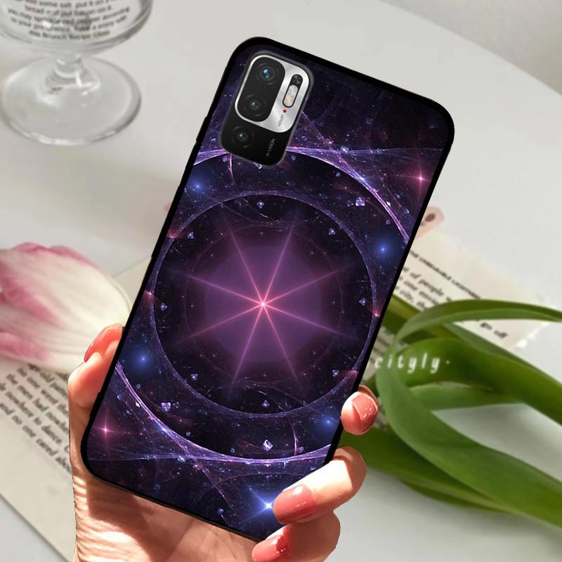 For Redmi Note 10T Case Note10 5G Geometric Design Silicone Soft TPU Back Covers For Xiaomi Redmi Note 10 JE Bumper Funda Capa