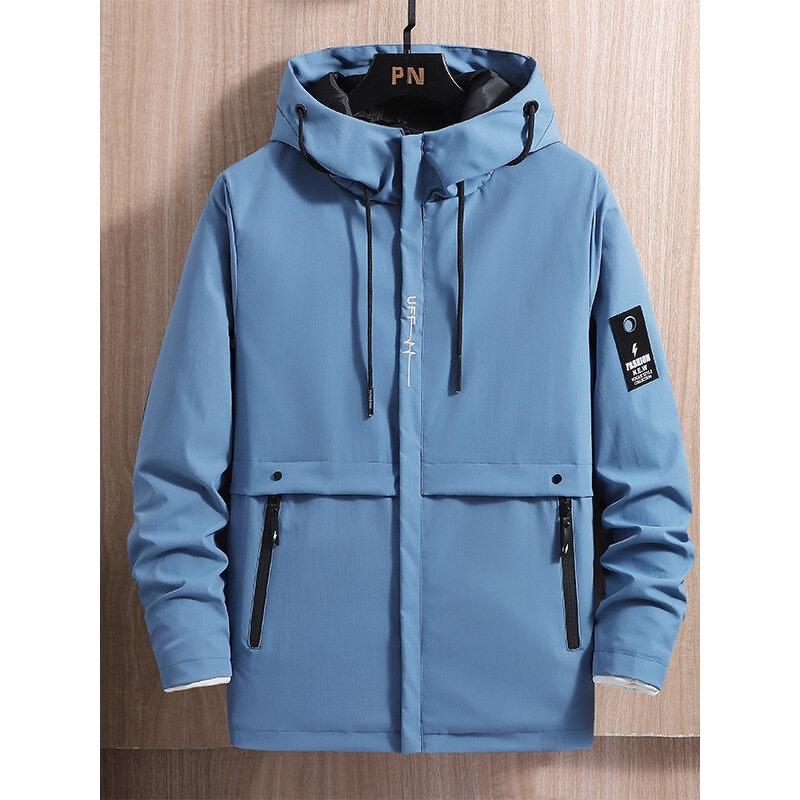 Lente en Herfst Jeugd Casual Baseballkleding Heren Koreaanse Mode Jas met Capuchon Vest Sportjack