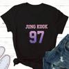 Topuri pentru femei V(taehyung) Tricou Fan Jungkook Femei Suga Kpop Harajuku Tricou Femeie Tricouri Imbracaminte estetica