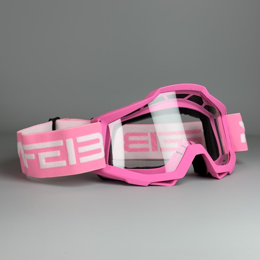 NAFEIB Letvægts Motocross Goggles Vindtætte Slagfaste HD Syn til MTB ATV Off-Road Kørsel