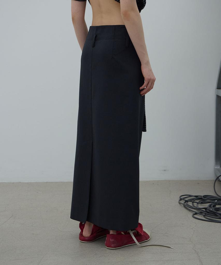 Lcdc Tm Overlap Long Skirt (Black)