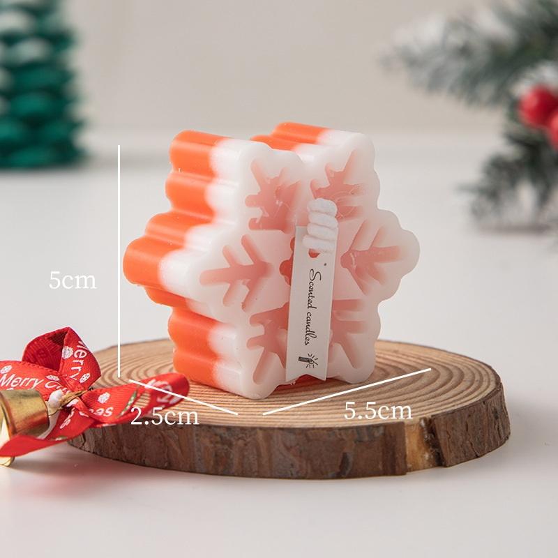 Christmas Souvenirs Snowflakes Aromatherapy Candles Winter Creative Home Decorations Holiday Gifts