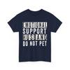 Emotionaler Unterstützungs-Ehemann Nicht streicheln Ehemann Vintage T-Shirt