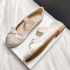 Ballerine Mary Jane in Raso di Seta con Fiocco da Donna
