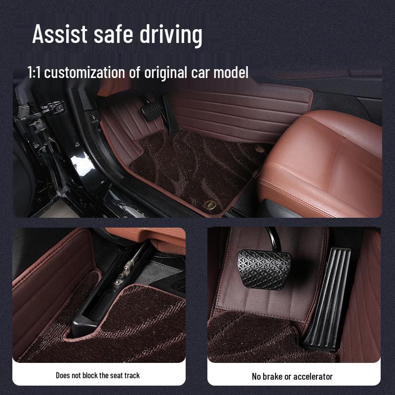 Designed for 2022 Honda Accord 10.5 Gen: Custom Full Surround Interior Floor Mats & Decor Accessories