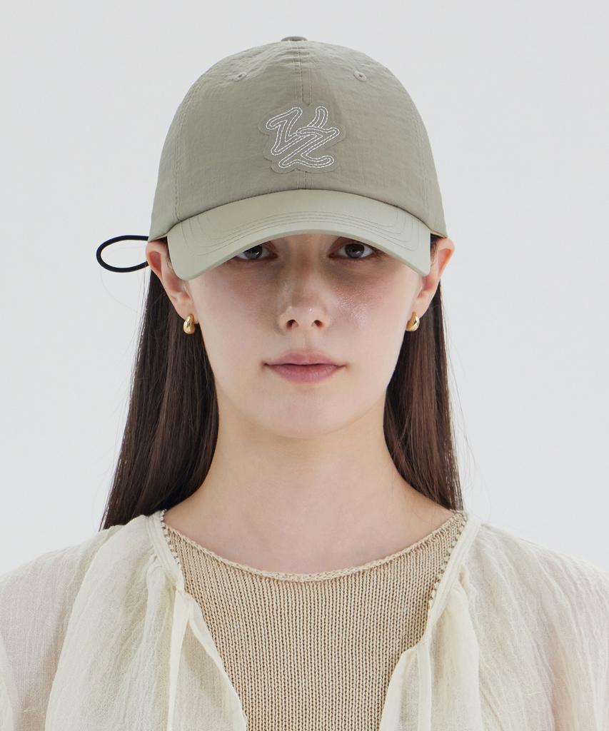 Bajal Flow Vz Nylon Stitch Patch Ball Cap Khaki