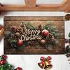 Christmas Gnomes Doormat: Festive and DelightfulHome Decor Bedroom Living Room Entryway Floor Mat Kitchen Bathroom Carpet