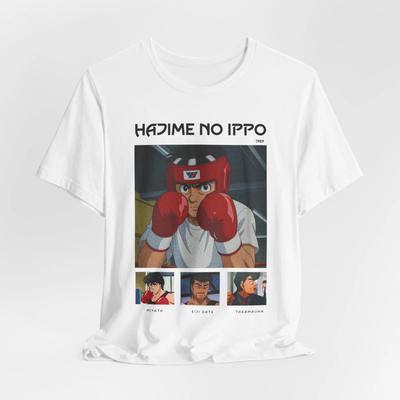 Hajime No Ippo Boxing Tee - Unisex Anime Graphic T-Shirt for Classic Fans