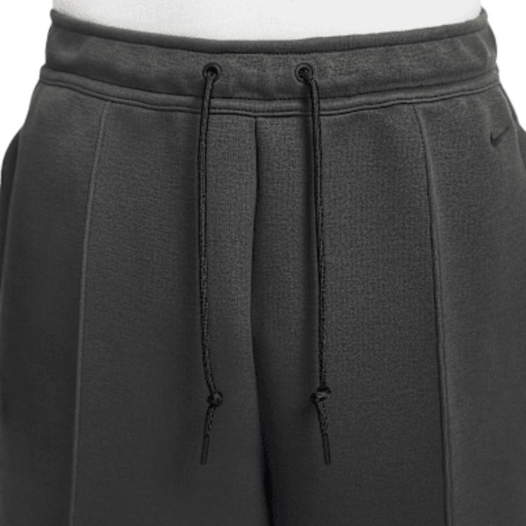 Nike Tech Fashion Comfortable Versatile Wide-Leg Knitted Sports Pants Men Bottoms Coal-Black HJ0696-060
