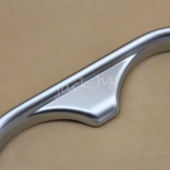 Matte Chrome Interior Cup Holder Cover Trims For Mazda CX5 2017-2025 Accessories