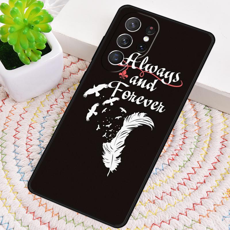 Always and Forever Vampire Diaries Phone Case for Samsung Galaxy Note 10 Pro S26 Ultra S23 S24 FE S25 S21 S22 PLUS Cove