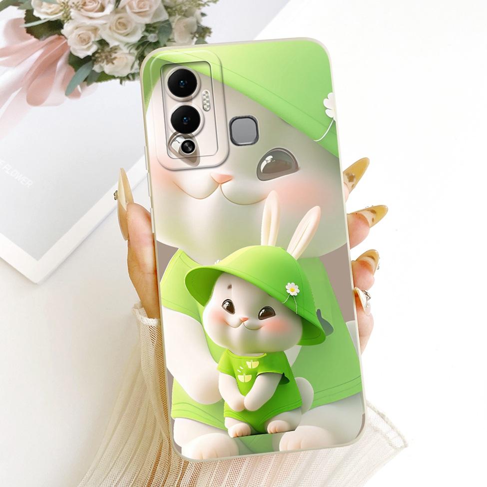 Casing For Infinix Hot 12 Play Cover Fashion Cartoon Cute Funny Painted Silicone Phone Case For Infinix X6816 X6816C