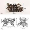 Classic Tail Short Bow Hair Clips, Fashion Colors Vintage Metal Hairpins for Girls Daily Wear