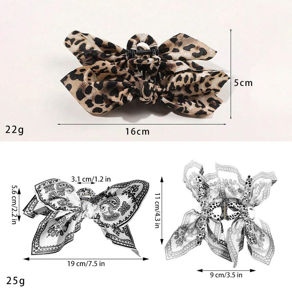 Classic Tail Short Bow Hair Clips, Fashion Colors Vintage Metal Hairpins for Girls Daily Wear