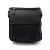 VITAFELICE Genuine Leather Square Shoulder Bag for Men, Nsb-30293n (Black)